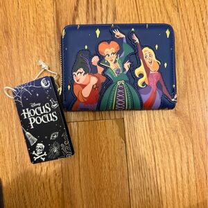 Loungefly Hocus Pocus Wallet - Blue and Multicolor